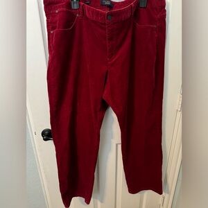 🍂 Talbots Corduroy Petite Pants – Classic Comfort & Style!